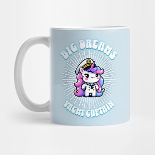 Big Dreams Yacht Captain Unicorn Ocean Edition Mug